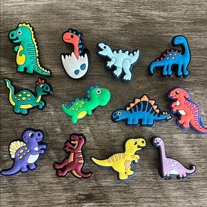 JIBBITZ. New DINOSAURS. Set of 12. 
Fits Crocs & similar 🦖🦕